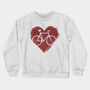 Cyclist's Heart Crewneck Sweatshirt